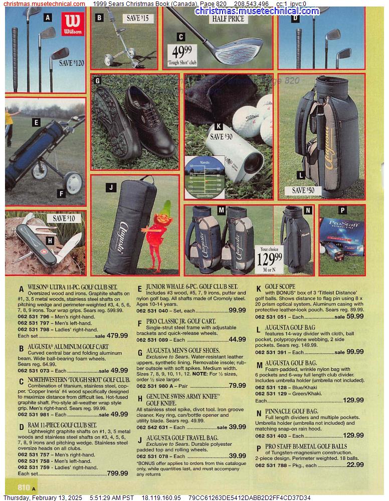 1999 Sears Christmas Book (Canada), Page 820