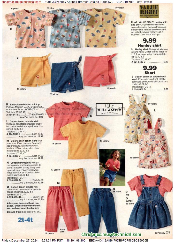 1996 JCPenney Spring Summer Catalog, Page 579