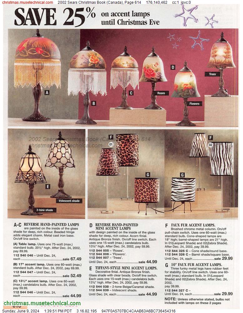 2002 Sears Christmas Book (Canada), Page 614