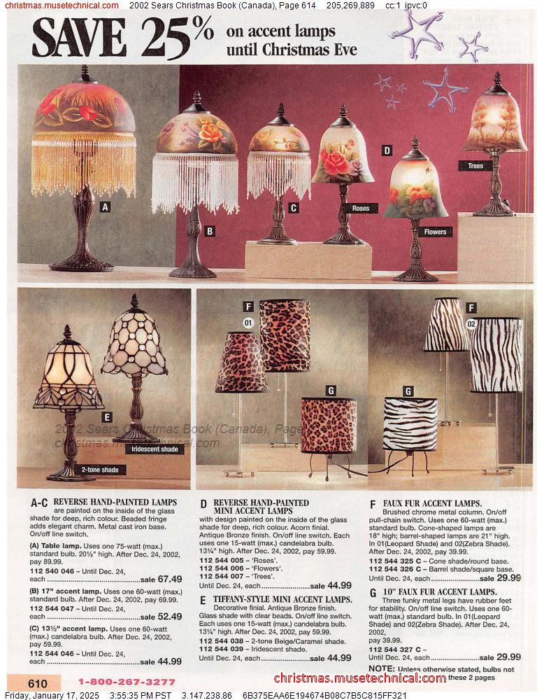 2002 Sears Christmas Book (Canada), Page 614