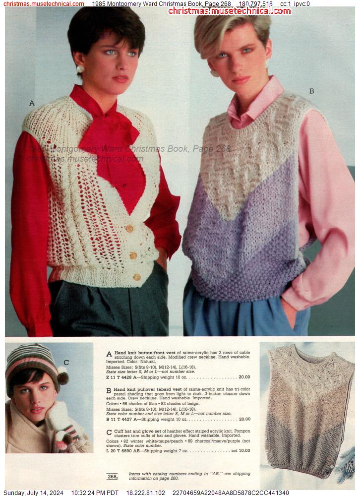 1985 Montgomery Ward Christmas Book, Page 268