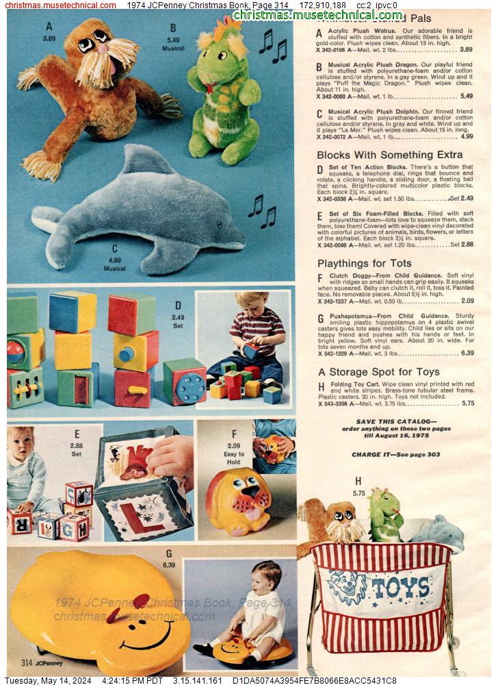 1974 JCPenney Christmas Book, Page 314