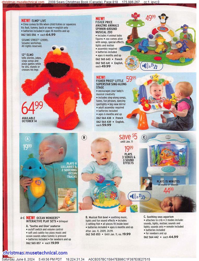 2008 Sears Christmas Book (Canada), Page 818