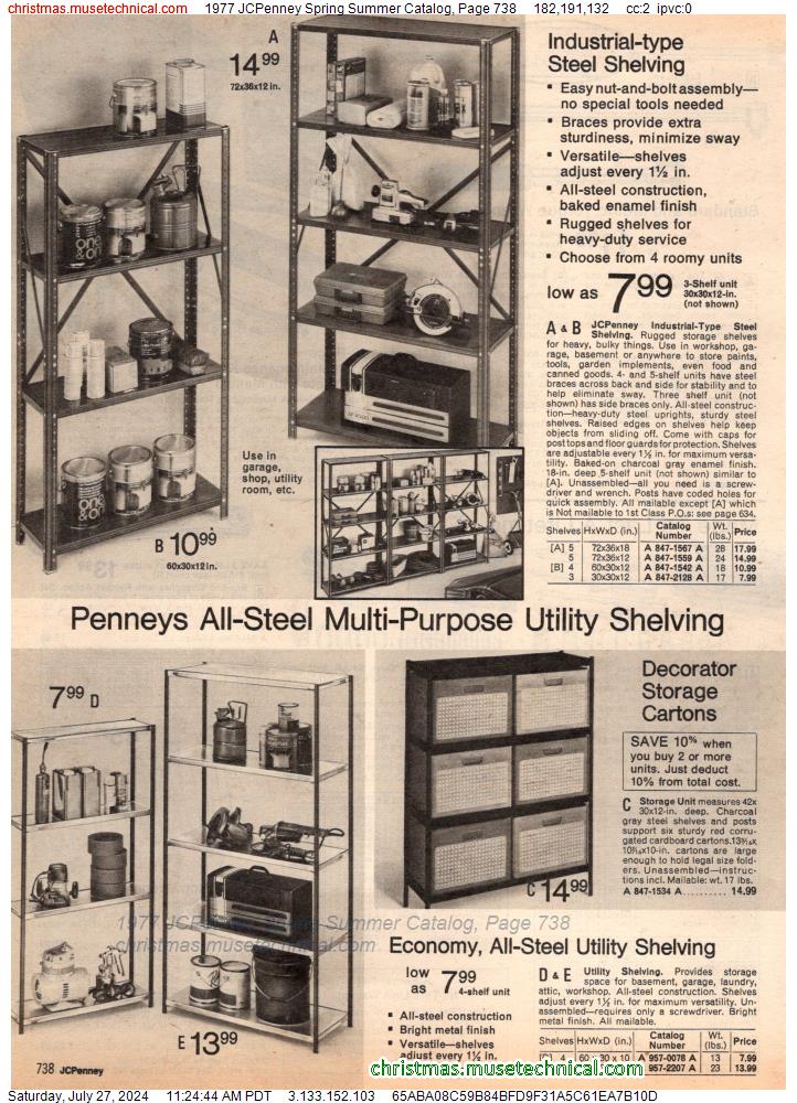 1977 JCPenney Spring Summer Catalog, Page 738