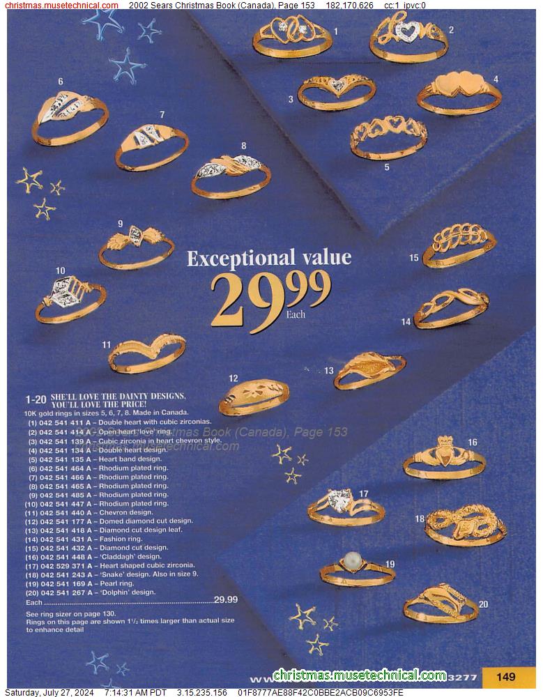 2002 Sears Christmas Book (Canada), Page 153
