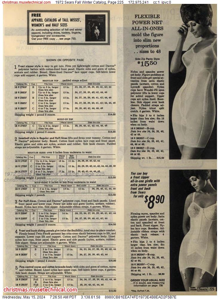 1972 Sears Fall Winter Catalog, Page 225