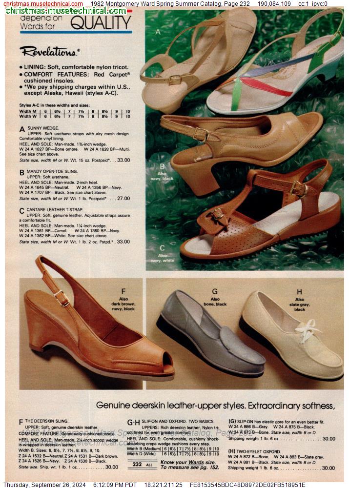 1982 Montgomery Ward Spring Summer Catalog, Page 232