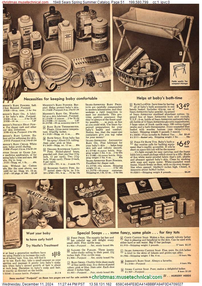 1948 Sears Spring Summer Catalog, Page 51