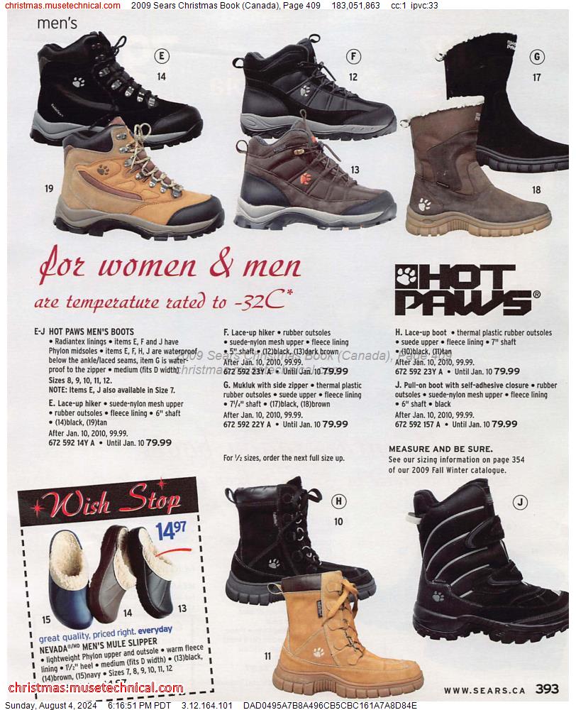 2009 Sears Christmas Book (Canada), Page 409