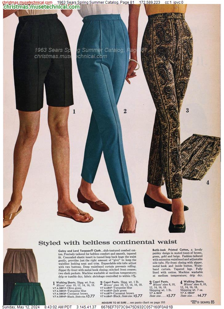 1963 Sears Spring Summer Catalog, Page 81