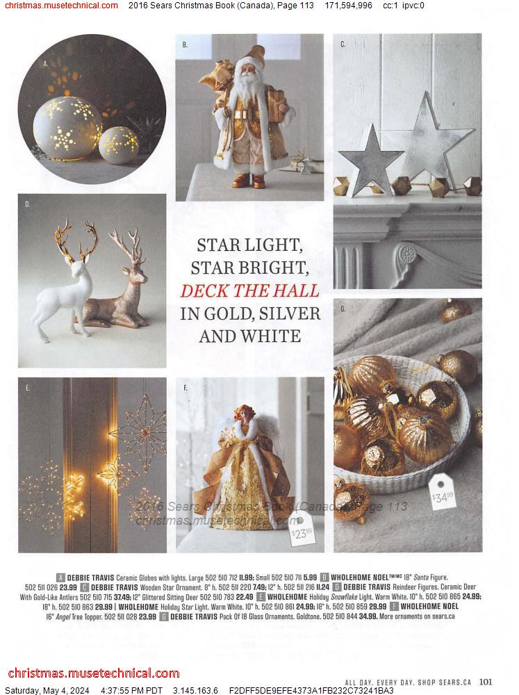2016 Sears Christmas Book (Canada), Page 113