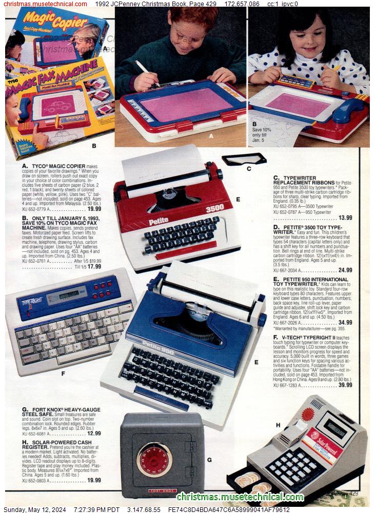 1992 JCPenney Christmas Book, Page 429