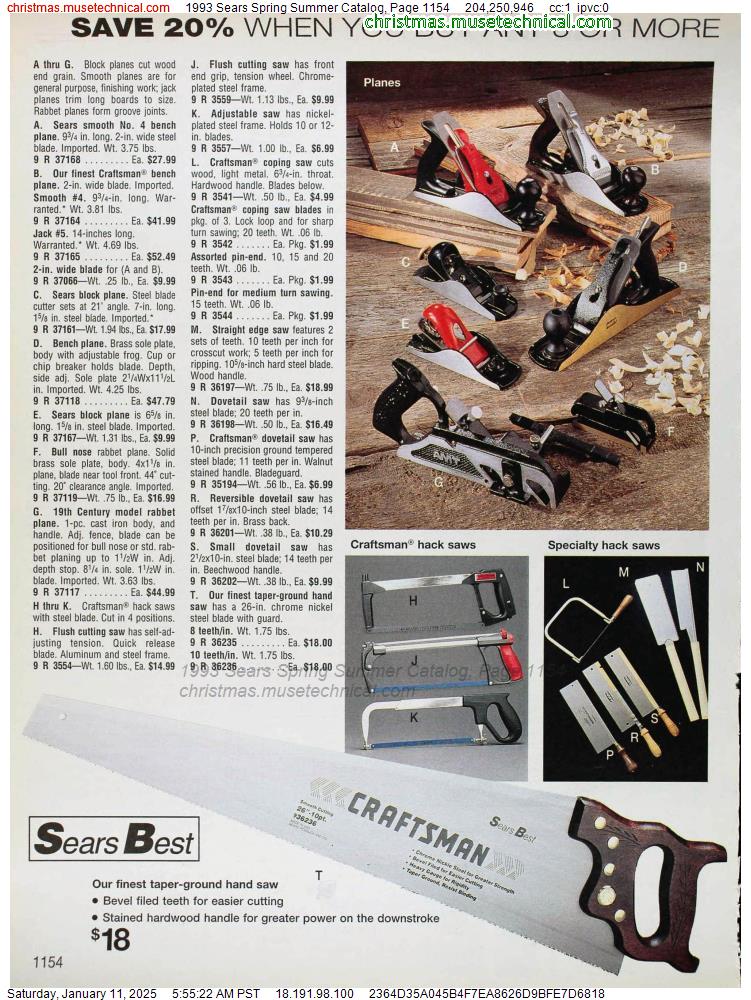 1993 Sears Spring Summer Catalog, Page 1154