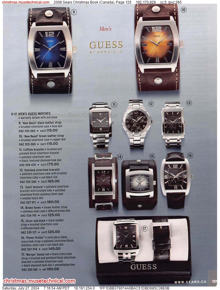 2008 Sears Christmas Book (Canada), Page 125