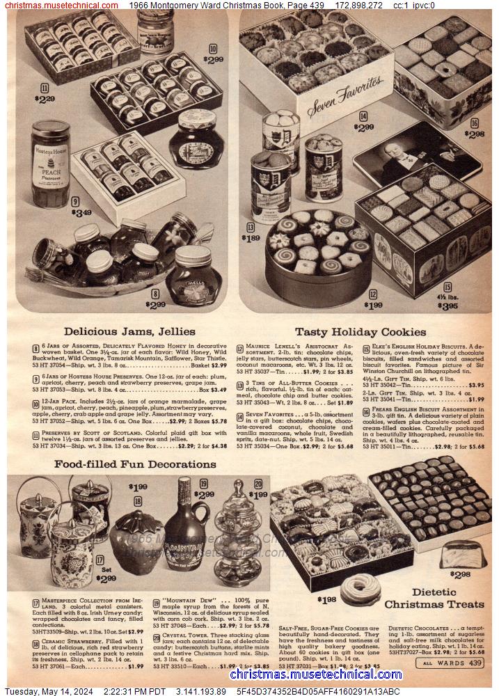 1966 Montgomery Ward Christmas Book, Page 439