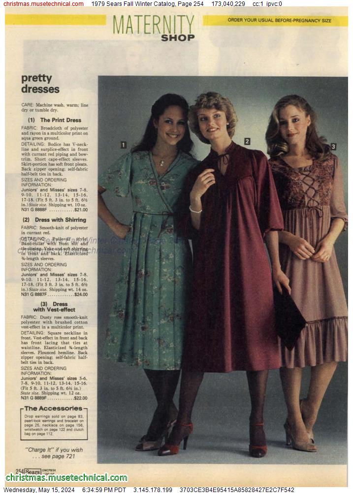 1979 Sears Fall Winter Catalog, Page 254