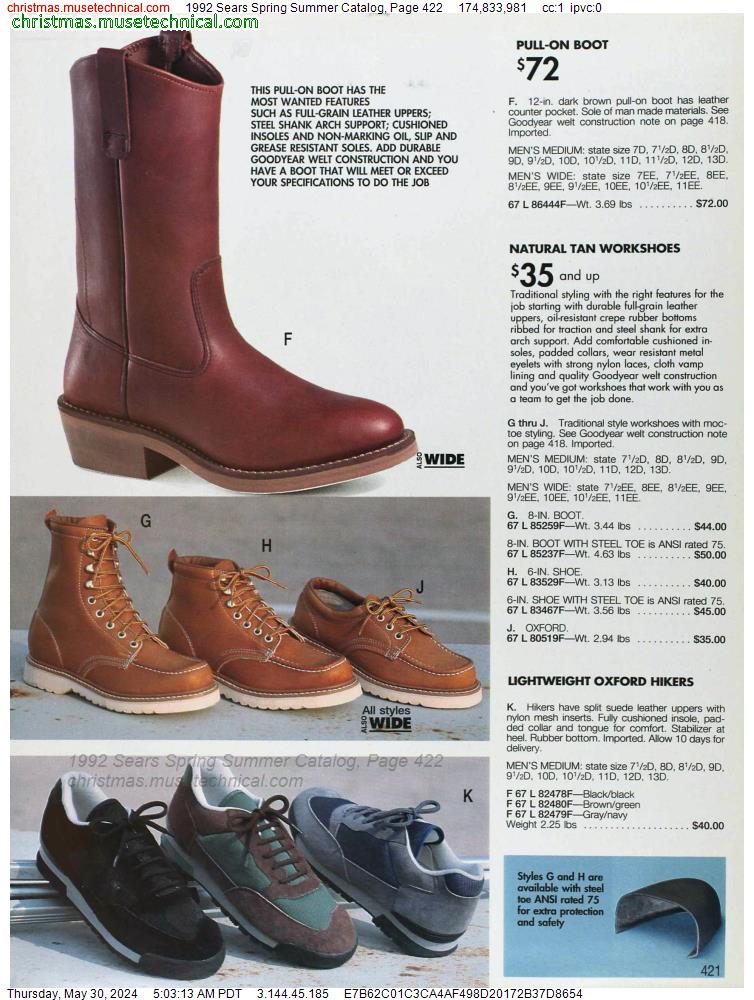 1992 Sears Spring Summer Catalog, Page 422