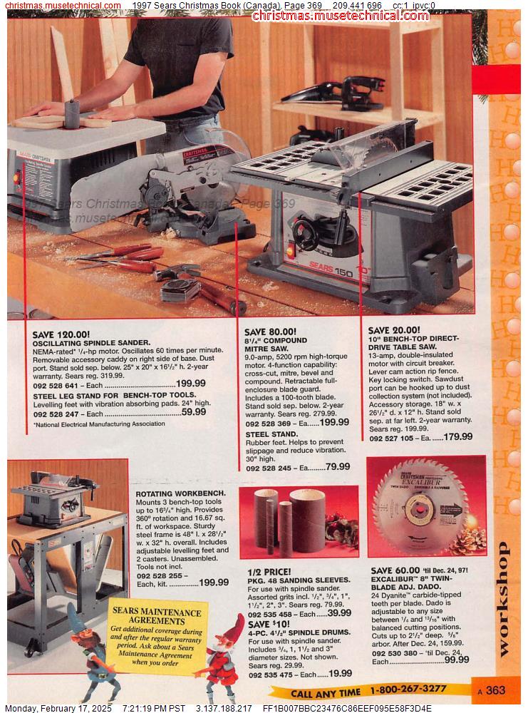 1997 Sears Christmas Book (Canada), Page 369