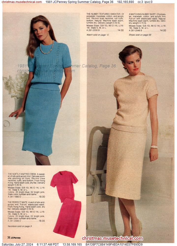 1981 JCPenney Spring Summer Catalog, Page 36