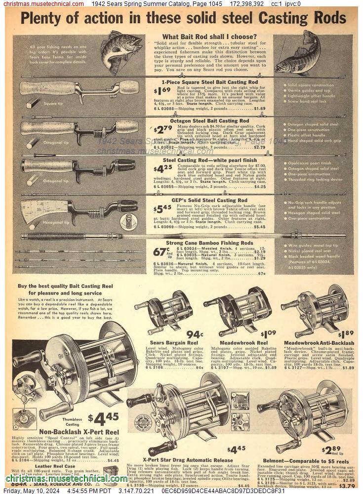 1942 Sears Spring Summer Catalog, Page 1045