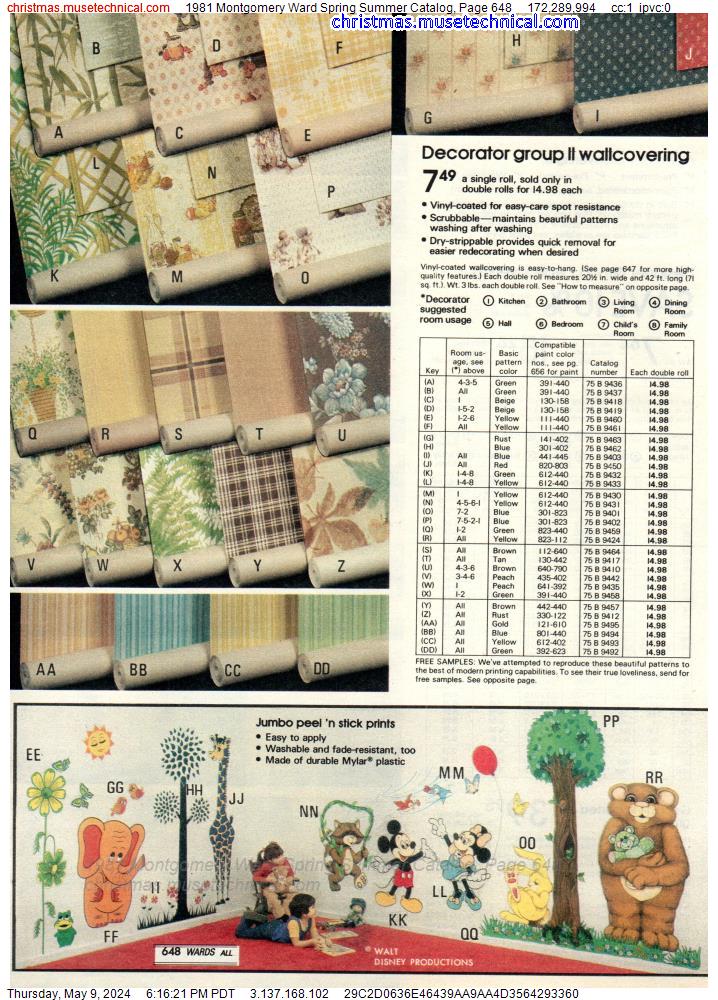1981 Montgomery Ward Spring Summer Catalog, Page 648