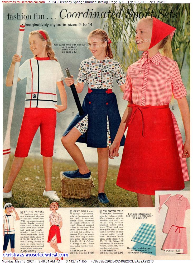 1964 JCPenney Spring Summer Catalog, Page 325