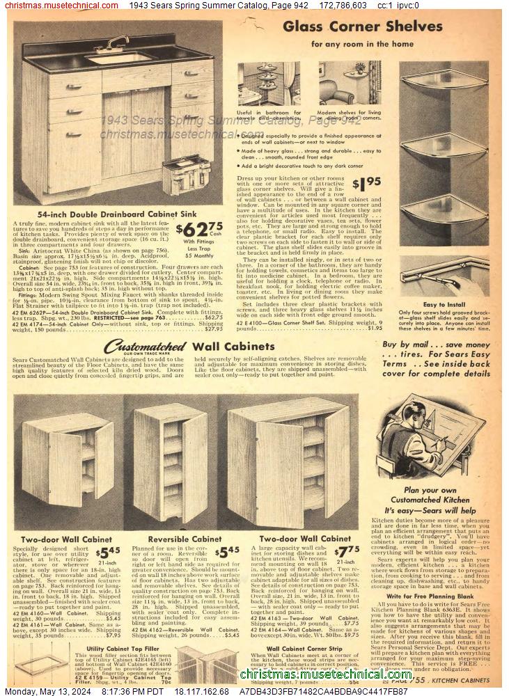1943 Sears Spring Summer Catalog, Page 942