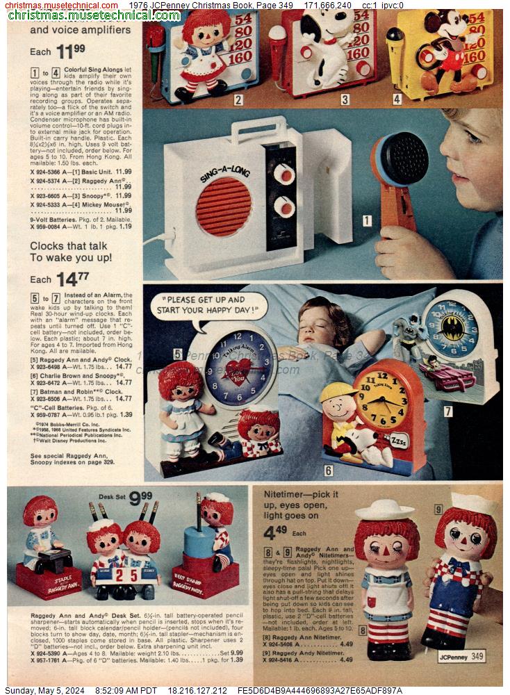 1976 JCPenney Christmas Book, Page 349