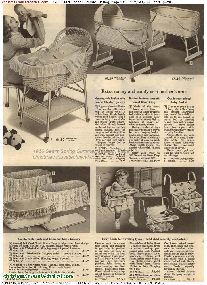 1960 Sears Spring Summer Catalog, Page 434