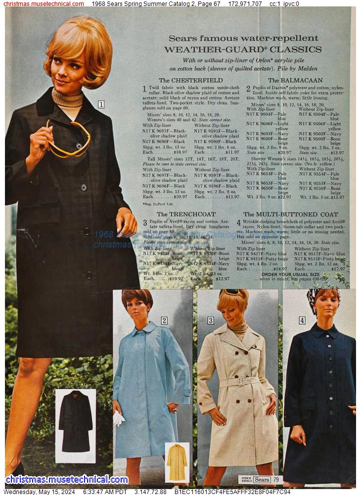 1968 Sears Spring Summer Catalog 2, Page 67