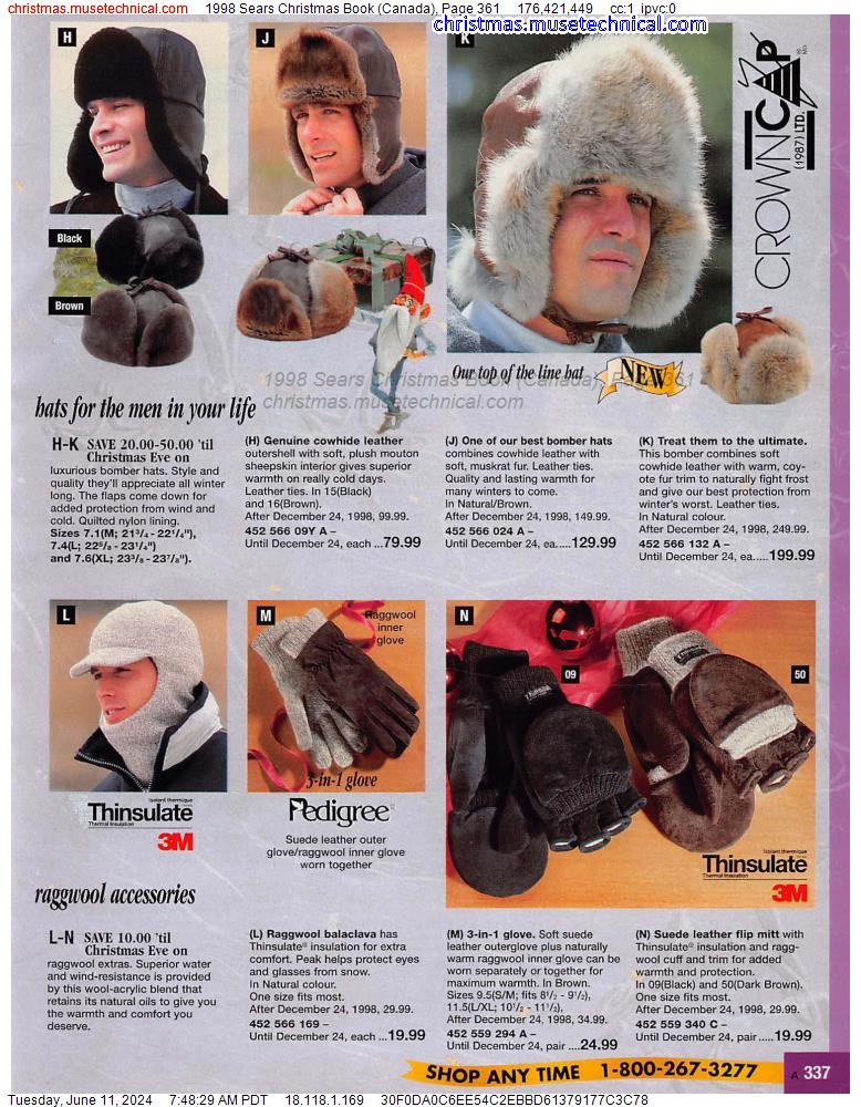1998 Sears Christmas Book (Canada), Page 361