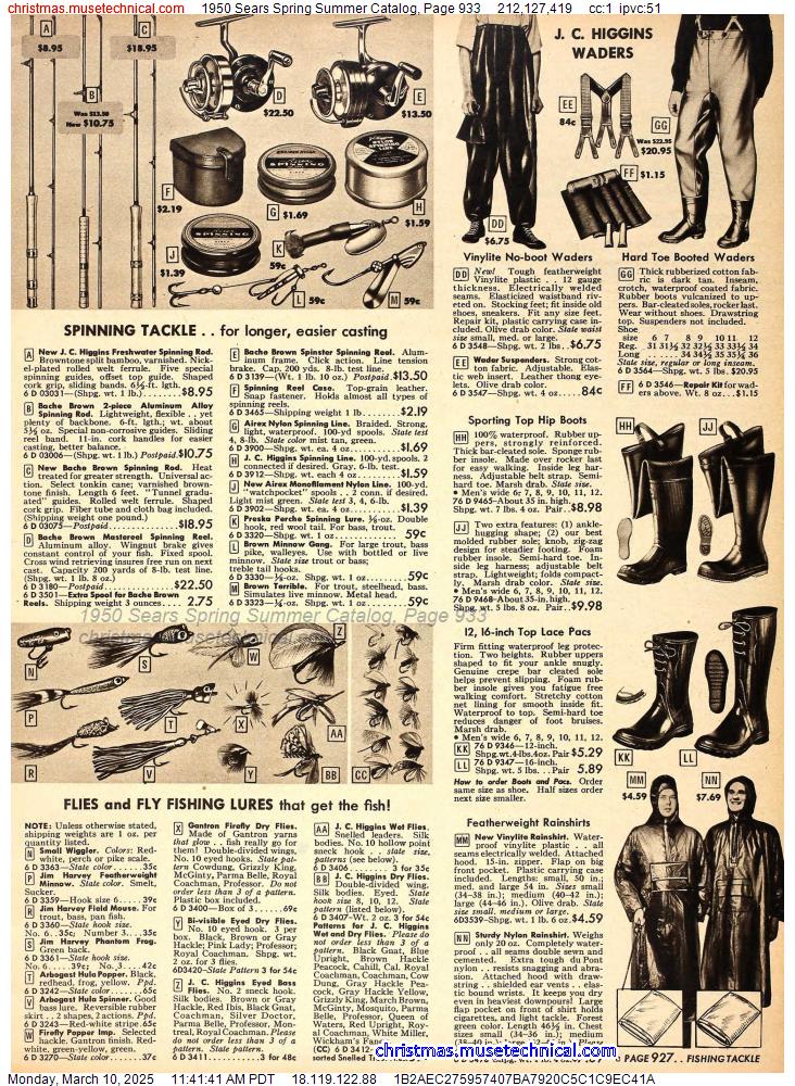 1950 Sears Spring Summer Catalog, Page 933