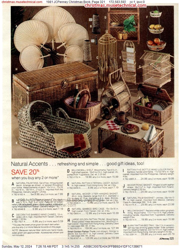 1981 JCPenney Christmas Book, Page 321