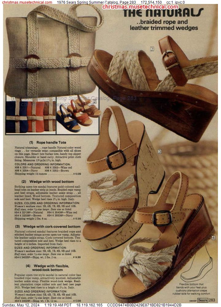 1976 Sears Spring Summer Catalog, Page 283