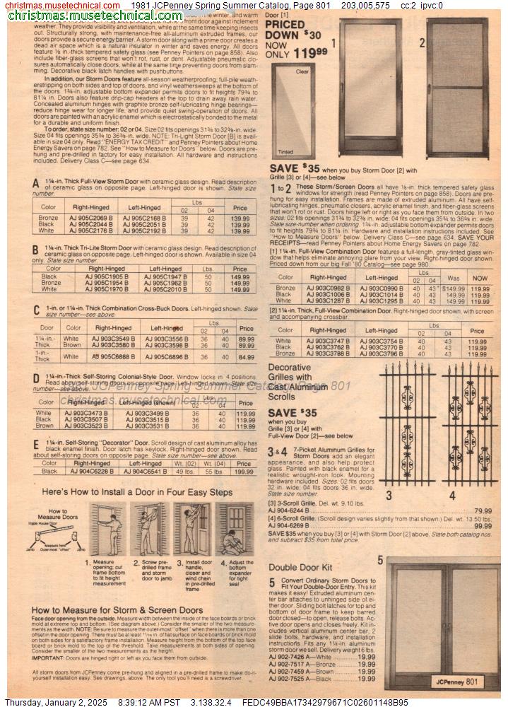 1981 JCPenney Spring Summer Catalog, Page 801