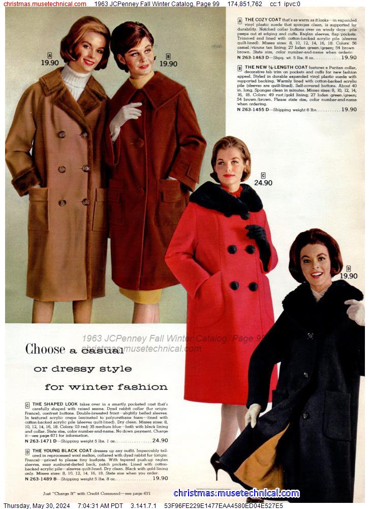 1963 JCPenney Fall Winter Catalog, Page 99