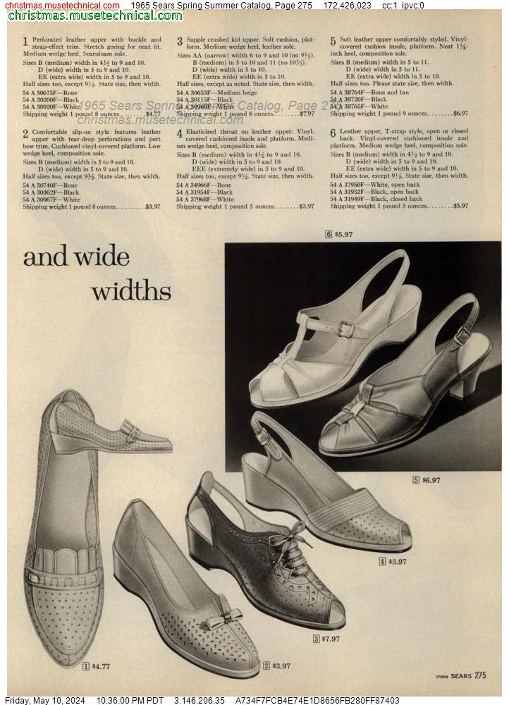 1965 Sears Spring Summer Catalog, Page 275
