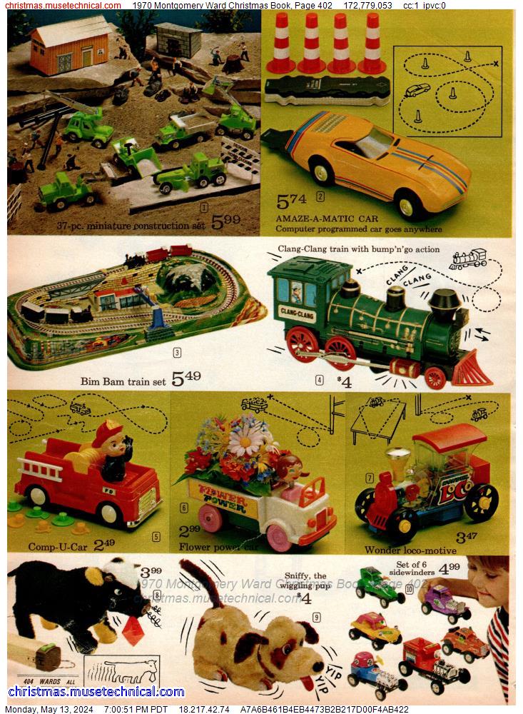 1970 Montgomery Ward Christmas Book, Page 402