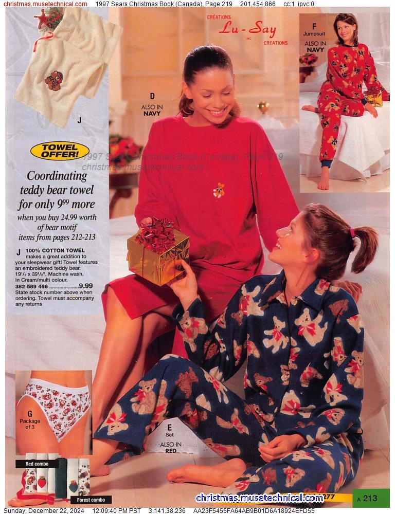 1997 Sears Christmas Book (Canada), Page 219