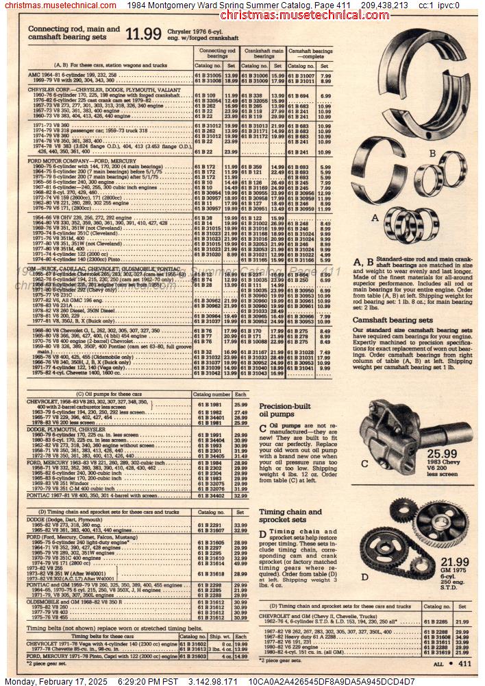 1984 Montgomery Ward Spring Summer Catalog, Page 411