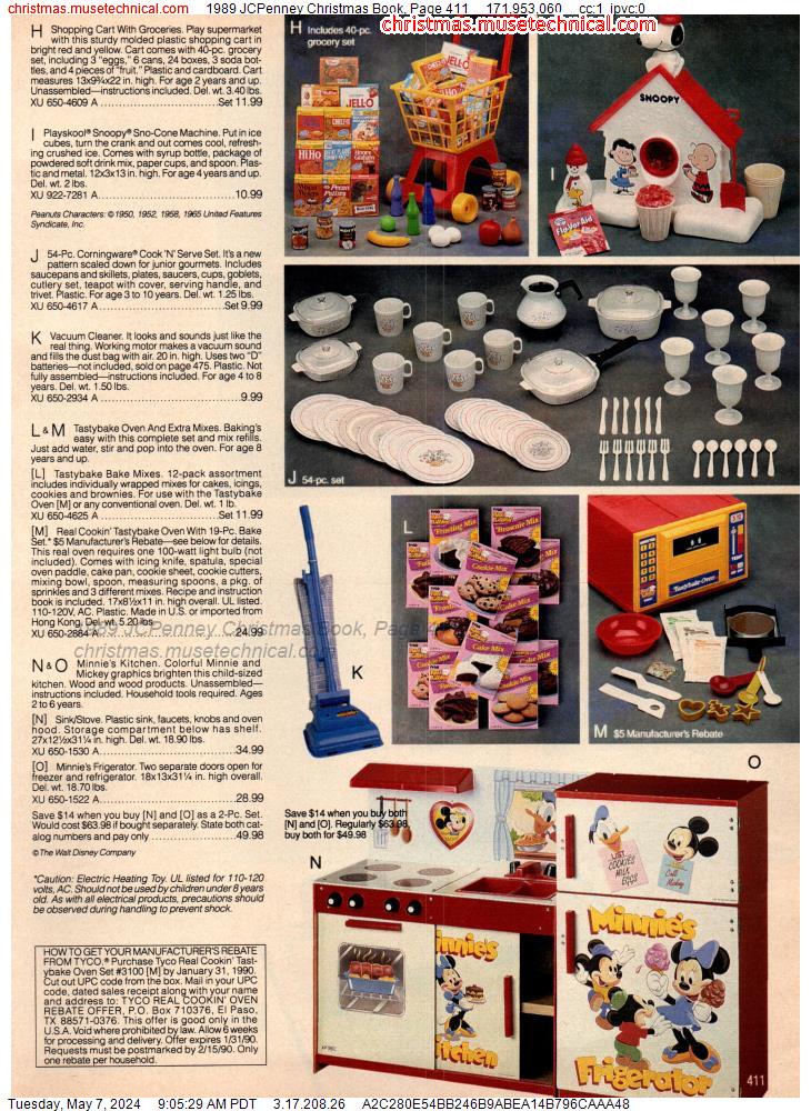 1989 JCPenney Christmas Book, Page 411