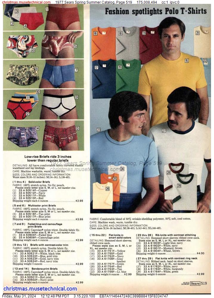 1977 Sears Spring Summer Catalog, Page 519