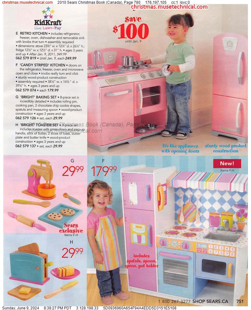 2010 Sears Christmas Book (Canada), Page 780
