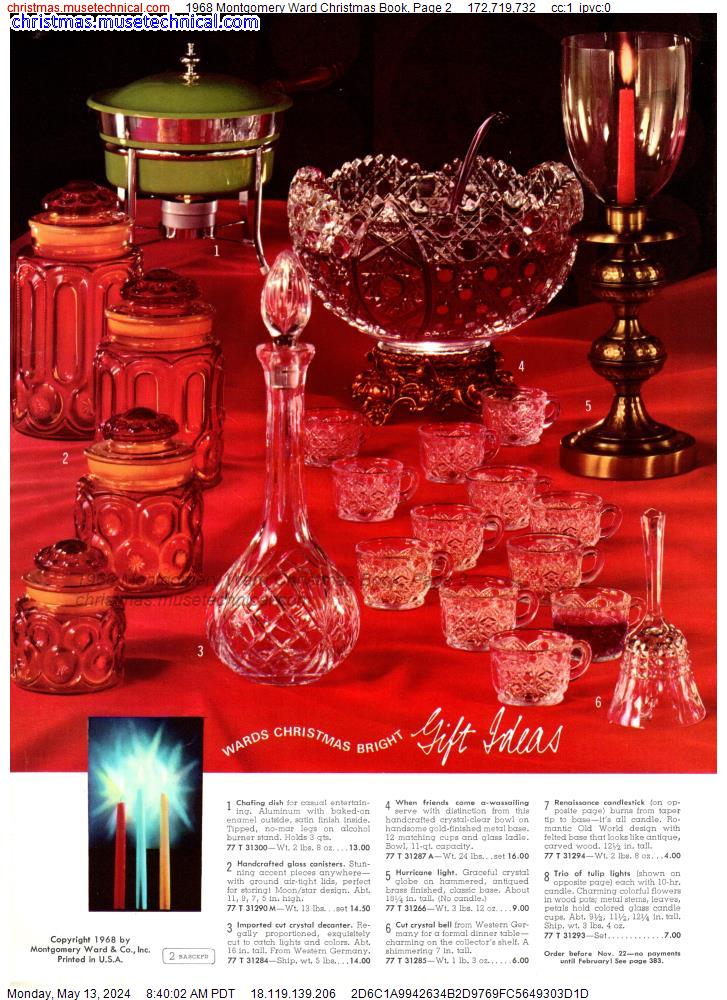 1968 Montgomery Ward Christmas Book, Page 2