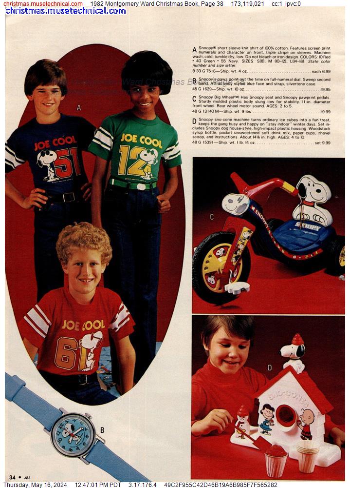 1982 Montgomery Ward Christmas Book, Page 38