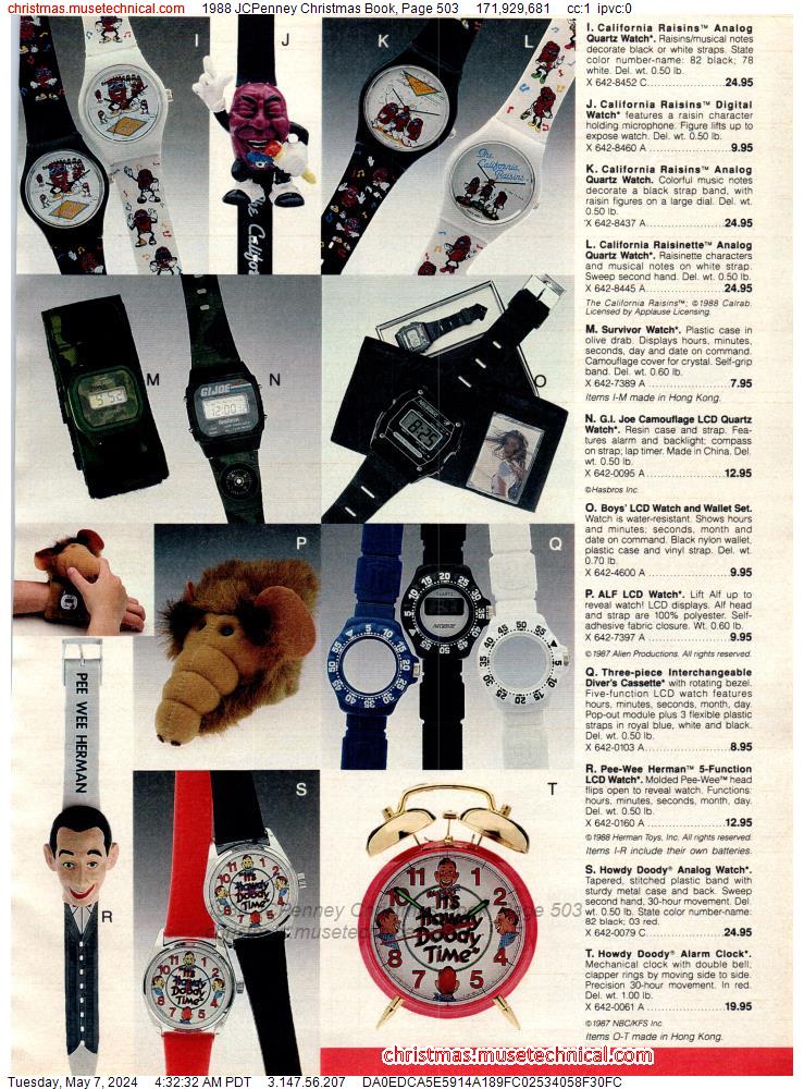 1988 JCPenney Christmas Book, Page 503