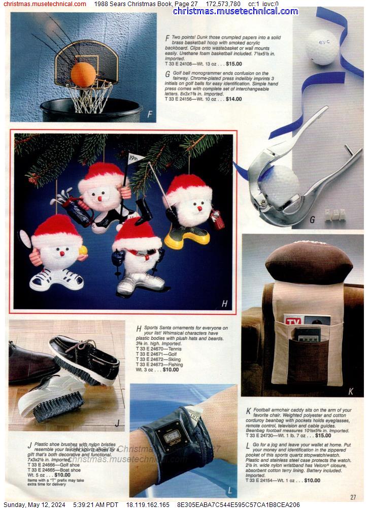 1988 Sears Christmas Book, Page 27