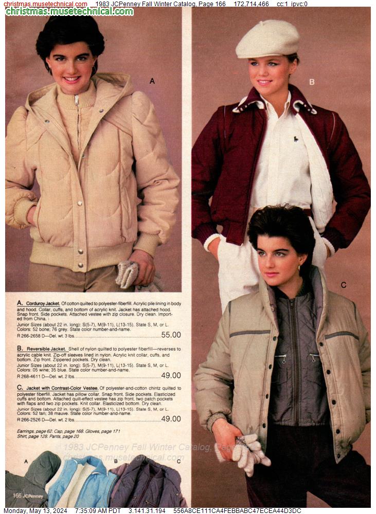 1983 JCPenney Fall Winter Catalog, Page 166