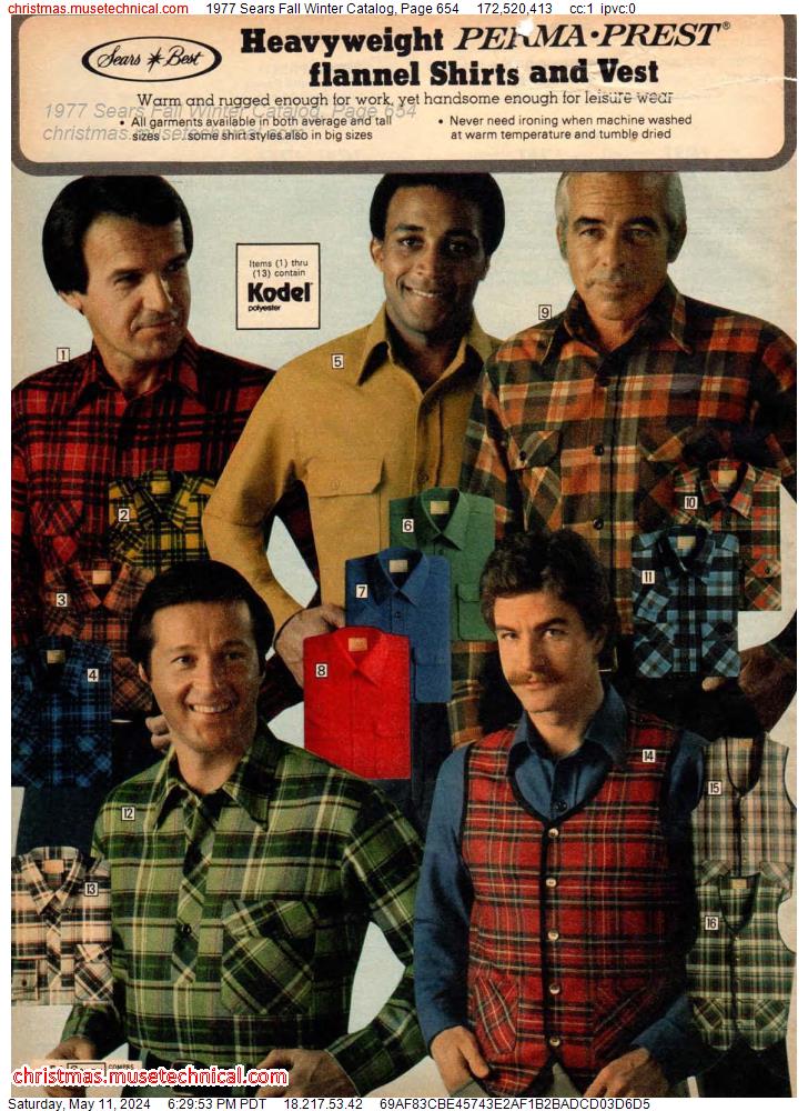 1977 Sears Fall Winter Catalog, Page 654