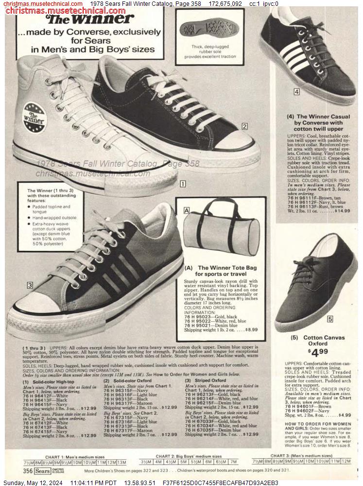 1978 Sears Fall Winter Catalog, Page 358